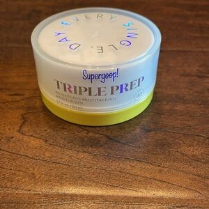 NWT FULL SIZE Supergoop Triple Prep Moisturizer SPF 40